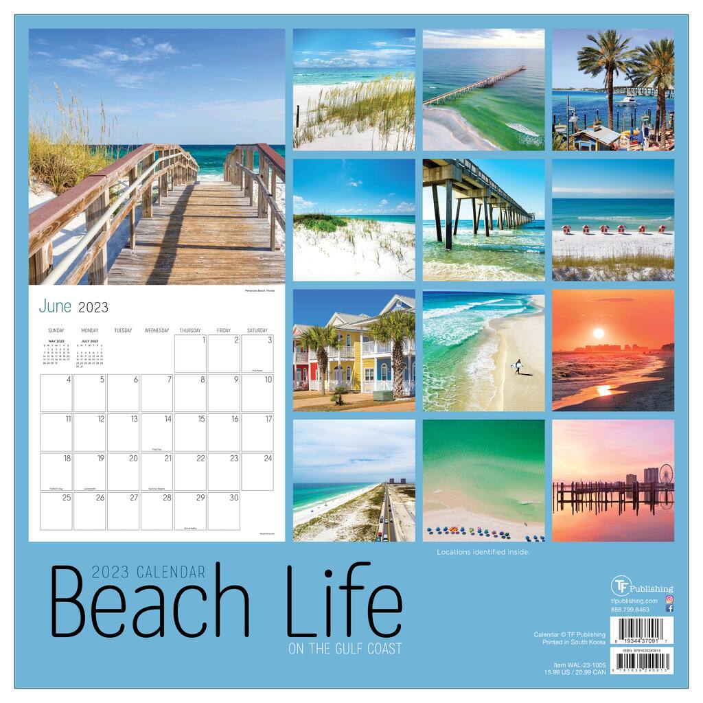 2023 Beach Life Gulf Coast Wall Calendar Michaels